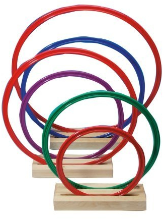 SportFit 675-40 - Hula Hoop Gymnastik-Ringe, 20-er Set
