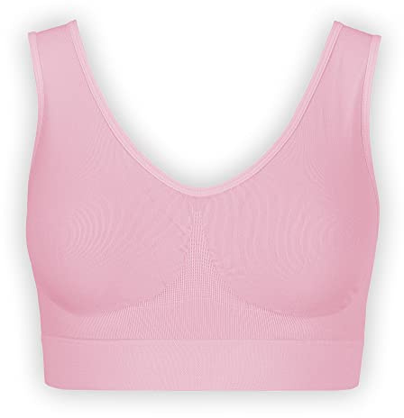 UnsichtBra Mujer Set de 3 Sujetadores | Bralette Sin Aros | Ultra Cómodo e Invisible | Antisudor | Sin Costuras | Elástico y Transpirable | Negro, Blanco, Beige | Lencería de Algodón
