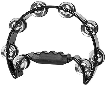 Stagg TAB2BK Cutaway Schellenring mit 16 Schellen, schwarz