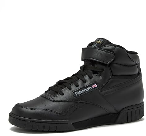 EX-O-FIT HI High Top Basketball Shoes for Men, Retro Men's Sneakers - Black, 11 Medium