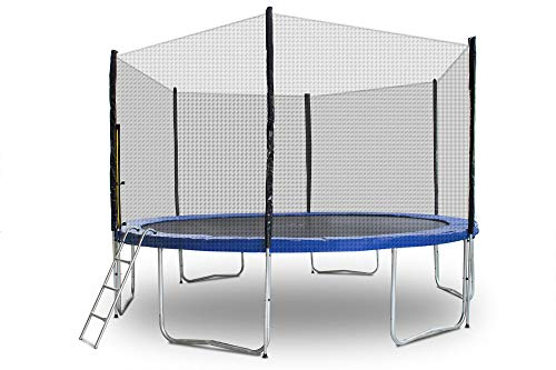 MS-Point Gartentrampolin Trampolin 460 cm, inkl. Sicherheitsnetz, Leiter und Federabdeckung