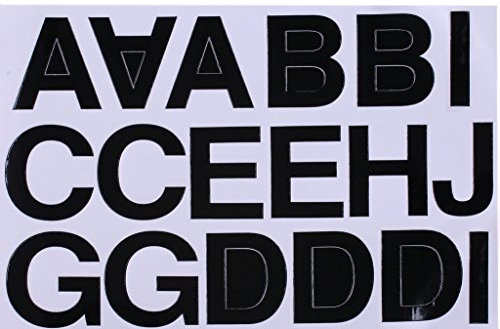 Weisse Buchstaben Aufkleber ABC/Alphabet Sticker zum aufkleben 4 Bögen Format 190 mm x 270 mm je Bogen