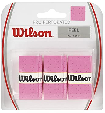Wilson Raquetas de tenis perforadas, color rosa