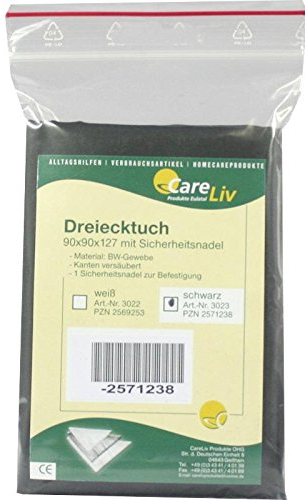 CareLiv DREIECKTUCH BW 90x90x127 sch 1 St