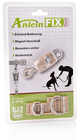 Wallace & Jones | Anlein-Fix, die Neue Innovation - EIN Magnet-Verschluss für Hundeleinen, der Sich einhändig lösen lässt