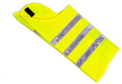 Petface Yellow Reflective Dog Coat, Small
