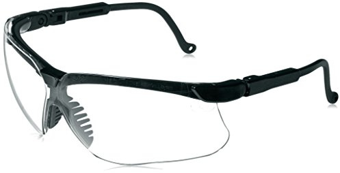 Howard Leight Genesis Sharp-Shooter Shooting Glasses, Black Frame, Clear Lens (R-03570)