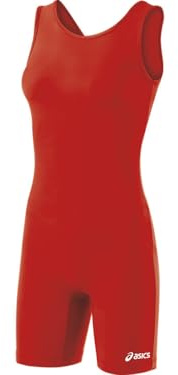 ASICS WOMEN'S SOLID MODIFIED SINGLET, Red, M