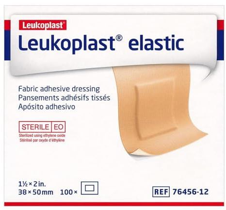 Coverlet/Leukoplast Adhesive Patch Bandage 1-1/2 x 2, Latex-free 100 per Box (Packaging May Vary)