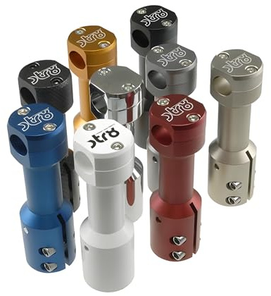Manubrio morsetto STR8 per MBK Booster/YAMAHA BWS, Nero Opaco