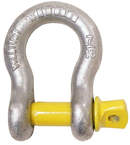 Titan 10319061 Grillete HDG 1 3/8-35 mm y Tornillo Pasador 1 1/2-38 mm