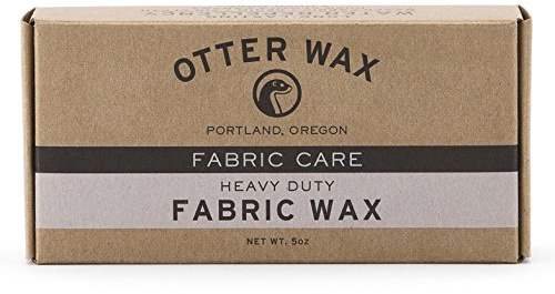 Otter Wax Heavy-Duty Fabric Wax Bar | 5 oz | Surface Sealing Waterproofing Wax for Waxed Canvas Jackets, Bags, Shoes & Rain Gear | All-Natural & PFAS-Free Beeswax Protectant | Made in Portland USA