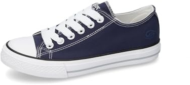 Dockers by Gerli Damen Low-Top Sneaker, Frauen Halbschuhe,schnürer,Business,Freizeit,straßenschuhe,Strassenschuhe,Navy,41 EU