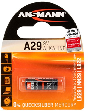 ANSMANN 1510-0008 Pile, Batteria Alcaline (Lr29, Mn29, L822, 9V)