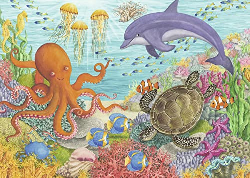 Ravensburger Ocean Friends puzzle Jigsaw Kids Age 3 Years Up - 35 Pieces - Educational Toddler Toys & Games