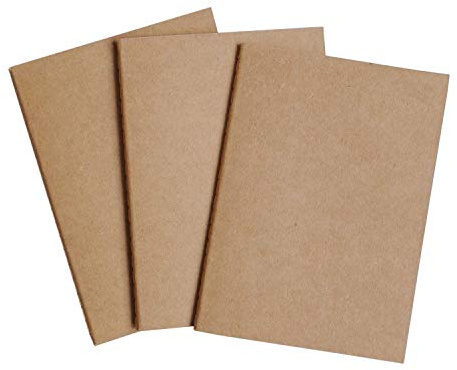 Wanderings Traveler's Pocket Notebook Refill Inserts - 5 x 3.5 (12.5 x 9 cm) - Lined Paper - Set of 3 - Passport Journal Size - for Small Refillable Travel Journals Diaries and Notebooks