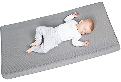 roba Babymatratze 70 x 140 cm - AIR BALANCE PREMIUM MESH - safe asleep - Matratze für Kinderbetten - Optimales Schlafklima für Babys