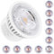 10x LED Modul MAX 230V 5W flach| für Einbaustrahler GU10/MR16 Ersatz | warmweiß, Ø 50mm, Einbauramen Leuchtmittel Direktanschluss 230V
