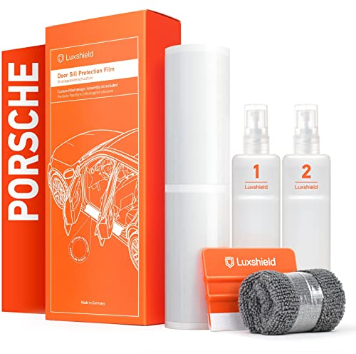 Luxshield Auto Einstiegsleisten Schutz für Porsche Macan 1 (I) 95B I 2014-2024 - Schutzfolie Autotür Zubehör Zierleisten Lackschutzfolie Transparent