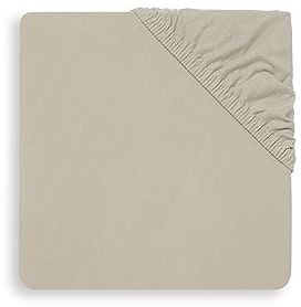 Jollein - Sábana Bajera Beige – Jersey katoen – Jersey katoen – Beige