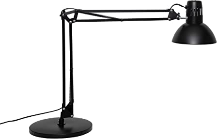 MAUL LED Schreibtischlampe MAULstudy | Verstellbare Stehlampe mit Gelenkarm für Büro, Arbeitszimmer und Schreibtisch | Elegante Bürolampe aus Metall | Exklusive LED-Leuchtmittel | Schwarz