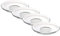 NUOBESTY Platos de Café Transparentes de 4 Uds. Platillos de Taza Redonda Platos Pequeños de Vidrio Platos para Aperitivos Platillo para Té Y Café para Té Y Café para La Cocina Del