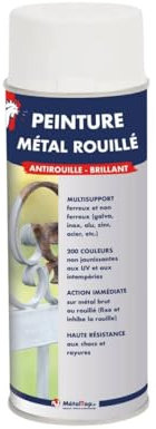 Metaltop - Peinture Metal Rouille - Rosé - RAL 3017 - Bombe 400mL