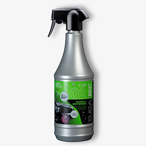 TUGA TEC Insektenentferner Premium 1L – Effektiver Insektenreiniger für Lack, Glas, Kunststoff & Chrom – Schonend & pH-neutral – Für Auto, Motorrad, LKW – Made in Germany