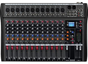 Weymic ck-sseries Professional Mixer for Recording DJ Stage Karaoke w/USB Drive (CK 12-channel)