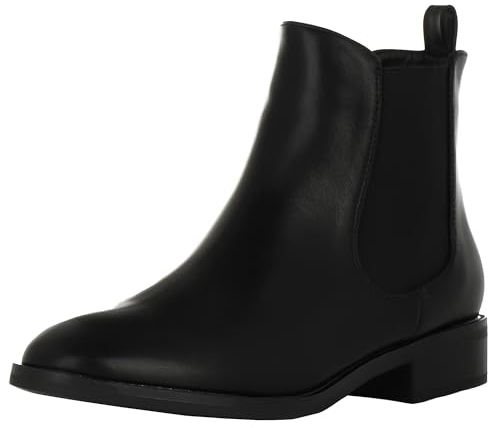 Queentina Damen Stiefeletten Chelsea Boots B2780-KB Black-38