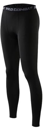 Legging Homme Sport,Legging de Sport Long,Collant Sport Homme Pantalon de Sport pour Homme für Basketball Fitness Joggen (M, Noir)