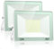 100W Foco LED Exterior - 2 Piezas 10000LM Proyector LED Exterior con IP67 Impermeable, 7000K Blanco Frío LED Exterior para Fábrica, Patio, Estadio, Garaje