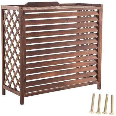 MDXVRKYBC Funda para Aire Acondicionado Exterior Pantalla Aire Acondicionado para La Aislamiento Al Aire Libre para Ocultar El Acondicionador De Aire, 4 Tamaños(S)