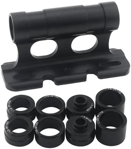 TIOMIOSEA Gabelhalterung Fahrrad aus Aluminium, Auto Fahrrad Dachträger Gabelhalterung， Schnellspanner Vorderradgabel Fester Clip, Vielseitiger Tragbar Fahrradblock Mit 4 Paare Seitenabdeckungen