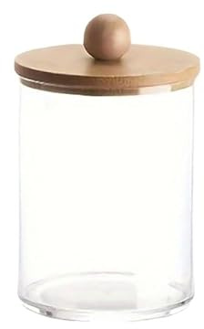 3-delad bomullspinnhållare, badrumsdispenser (1 rund form)