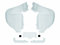 Britax Römer Dämpfungseinleger Seitenteile für King plus, Safefix plus & TT, Original Ersatzteil