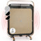 Klarstein HeatPal Marble Blackline Infrarot-Heizung mit Thermostat - mobiles Heizgerät, Standheizgerät, 1300 Watt, Räume bis 30 m², Wärmespeicherfunktion, Marmorplatte, kupferfarben