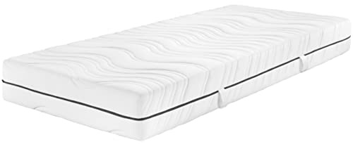 Badenia Trendline BT260 7-Zonen Kaltschaummatratze, Stiftung Warentest Testurteil GUT Ausgabe 03/2022 , Härtegrad 2 (H2 - weich), 120 x 200 cm, Öko-Tex Zertifiziert