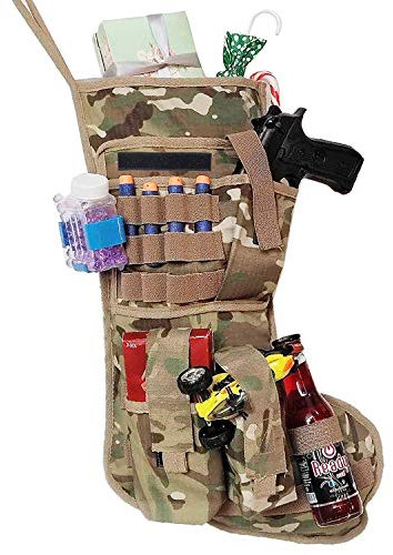 Beyond Your Thoughts 2024 Nuovo Calze di Natale Faux Fur Peluche Cuff, Large Xmas Calze per la Decorazione della Famiglia Camino Tradizionale Hanging, Verde Un Set di 1