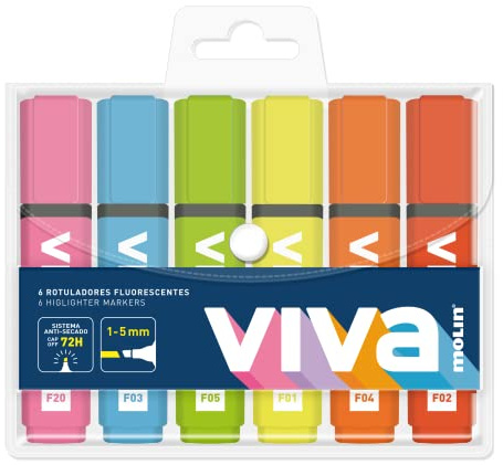 Molin | Viva Highlighter x 6 st