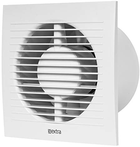 ABOUT VENT Ø 125mm Ventilateur Extracteur d'Air - Blanc Ventilateur Mural Silencieux - Aérateur pour Cuisine WC Salle de Bain