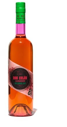 Ron Colón Salvadoreño Red Banana Oleo Rum 70cl, 40.5% ABV, Dark Aged Rum Blend Infused With Red Banana