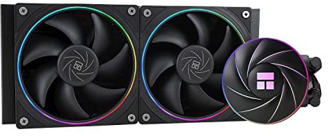 Thermalright AQUA ELITE 240 ARGB V2 CPU Wasserkühler, 240 Aio CPU Kühler,2 x120mm PWM Lüfter,S-FDB Lager,ARGB Fine Aperture Effect, für AMD/AM4/AM5,Intel LGA1150/1151/1200/2011/1700/2011