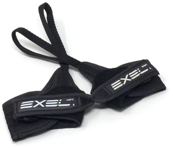 Exel | Nordic Walking Handschlaufe Evolution (1 Paar) schwarz, Daumenloch Schlaufe (Größe XL)