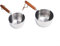 FUANA Pot à lait polyvalent en acier inoxydable pour induction, gaz, cuisinières électriques (150 ml)