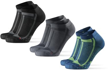 DANISH ENDURANCE Long Distance Running Socks Anti-Blisters & Sweat-wicking | Löparstrumpor för långdistans, dämpade, skavfria och svettavisande, för maratonträning och löpning, Unisex