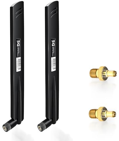 5G LTE Antenne Signal Gain 18DBI Signalverstärker SMA / TS9 Stecker Omnidirektionale WLAN-Antenne,600-6000MHz für 3G/4G/5G/GSM/GPRS Router IoT-Gateway Smart Home