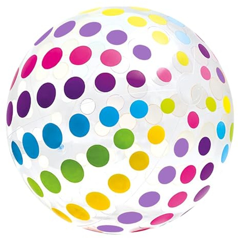 Inflatable Water Balloon - Soft Bounce Ball, Colorful Floating Sphere, Summer Inflator | Lightweight Play Orb, Outdoor Activity Accessory for Camping, Pool, School Event, Party