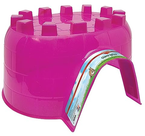 Kaytee Igloo Habitat Hideout For Pet Rabbits, Ferrets, Guinea Pigs, and Other Small Animals, Giant