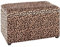 HAKU Möbel Sitztruhe Motiv, MDF, Textilgewebe - Maße: B 65 cm x H 42 cm x T 40 cm, Style: Bohemian